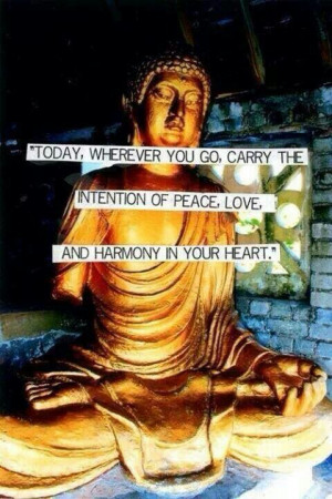 Peace, love and harmony