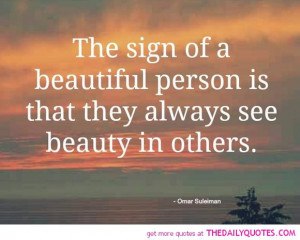 Beautiful People Quotes A beautiful person