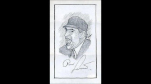Ron Luciano D.95 Signed Jsa Certed Hand Drawn 5x7 Photo Authentic ...