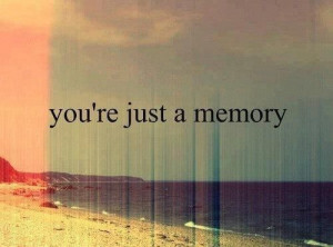 Your just a memory