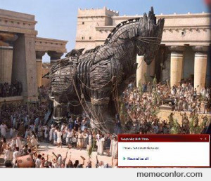 trojan horse antivirus warning