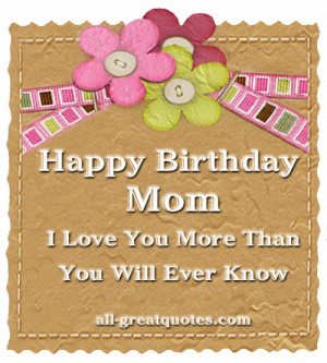 ... tags for this image include: birthday cards and happy birthday mom