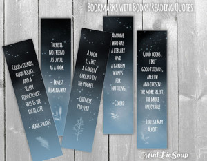 Printable Bookmarks - Book Quotes
