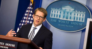 Jay Carney is shown. | AP Photo