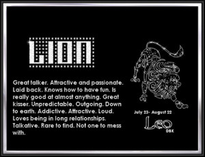 Astrology leo symbol