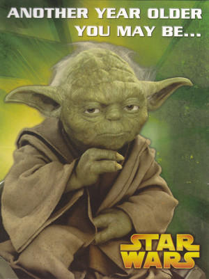 Star Wars - Yoda Birthday Card [Sound Card]