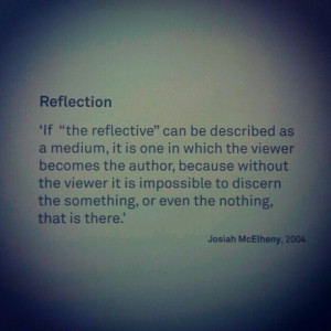 reflection Josiah McElheny White Chapel
