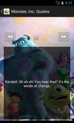 quotations of monster inc monsters inc is a 2001 american computer ...