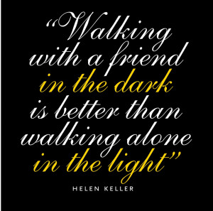 ... Quotes About Life Tagged With: Breast Cancer , FBC , Helen Keller