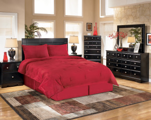 ashley furniture black bedroom set