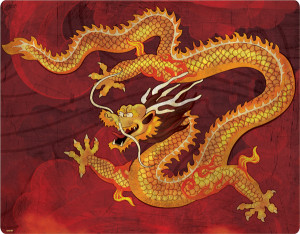 Ancient Chinese Fire Dragon