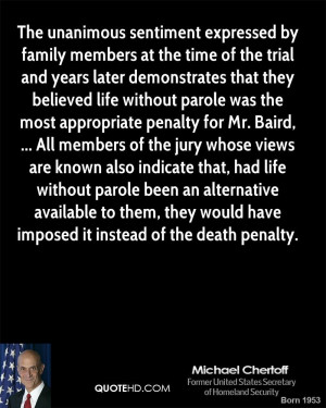 sentiment expressed by family members at the time of the trial ...