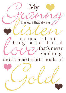 Nana Quotes From Grandchildren -Nana-Granny-Gift-Artwork-
