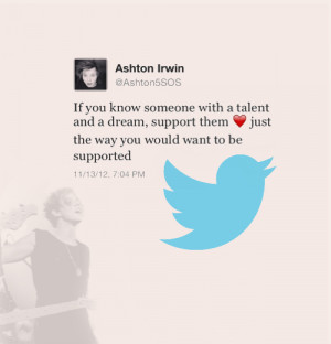 : Day 7 - Favorite 5SOS Quote (from any member) –> Ashton Irwin ...