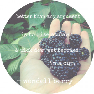 Wendell Berry via This Original Organic Life
