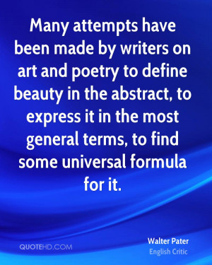 Many attempts have been made by writers on art and poetry to define ...