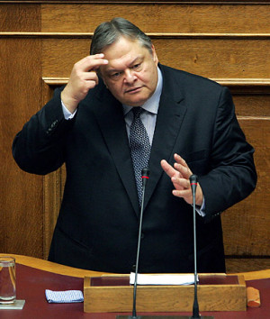government vice president and Finance Minister Evangelos Venizelos ...