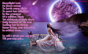 Moonlight Love As Moon Comes Love Poem