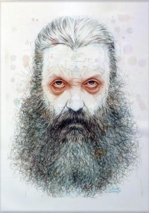 Alan Moore by Frank Quitely