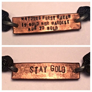 the_outsiders_robert_frost_inspired_quote_stay_gold_bracelet_set ...