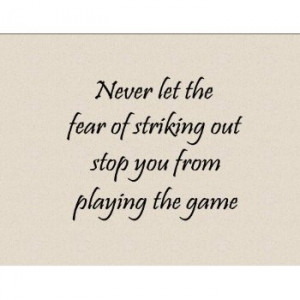 ... PLAYING THE GAME Vinyl wall lettering stickers quotes and sayings home