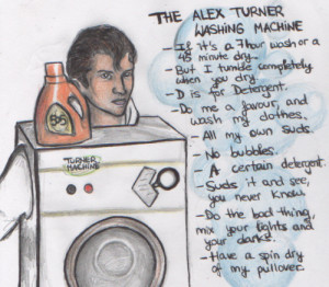 THE ALEX TURNER WASHING MACHINE QUOTES.(Sorry, I had to do it.)