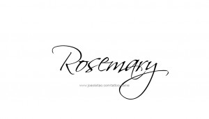 Tattoo Design Name Rosemary