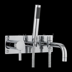 Hudson Reed Tec Wall Mounted Bath Shower Mixer with Shower Kit