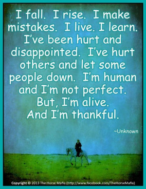 Be thankful - even amidst the trials and tribulations. Your life has ...