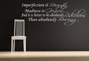 Marilyn Monroe - imperfection is beauty , madness is genus, and it is ...