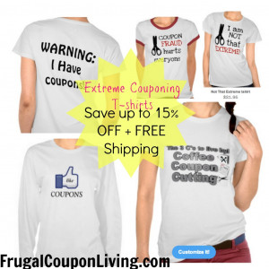 Fun Extreme Couponing T-shirt , perfect for you and a couponing friend ...