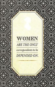 Postcard-Women-are-the-Only-Correspondents-B-Jane-Austen-Quotes