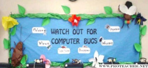 computer lab bulletin board