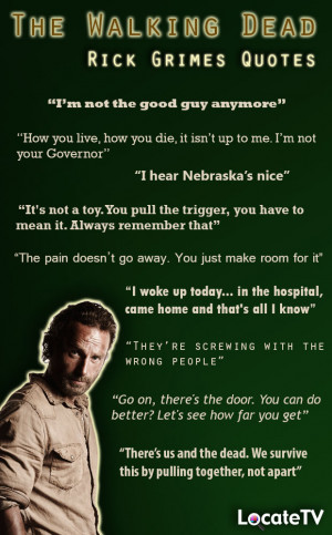 The Walking Dead - Rick Grimes Quotes