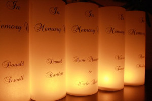 Memorial Candle Luminaria