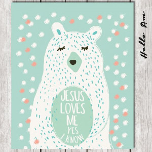 jesus love me yes i know inspirational quote love by helloam $ 5 00