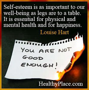 Quote on mental health - Self-esteem is as important to our well-being ...
