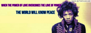 Jimi Hendrix Peace Quote cover