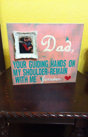 Personalized Picture Frame Art with Quote daddy by Passioninthesky, $ ...