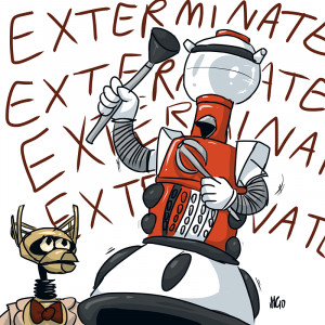 ... MST3K Riffs Mashups - Tom Servo Dalek Exterminates 11th Doctor Crow