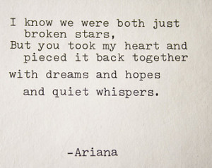 Love poem poetry typography typogra phic art wedding vows home decor ...