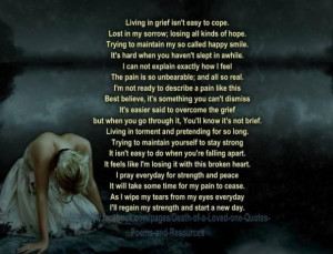 ... One ~ Quotes about dealing with death of a loved one - Collection Of