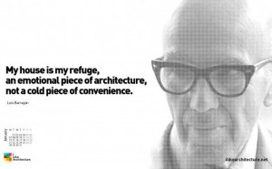 January 2013 Wallpaper: Luis Barragán - I Like Architecture