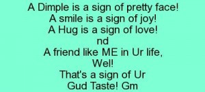 Tagged: dimple , pretty , sign