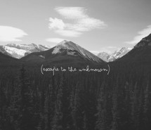 black and white clouds landscape mountains quote 278867 jpg