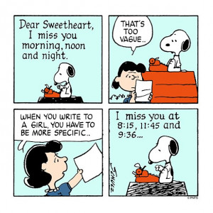 Love letters, by Snoopy. Peanuts comic. Quote, Peanut Comic, Comic ...