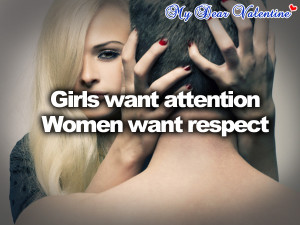 Love quotes for her - Girls want attention women want
