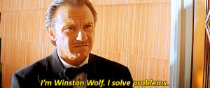 QT wrote the character of Winston “The Wolf” Wolfe, specifically ...