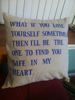 Ingrid michaelson Quote pillow