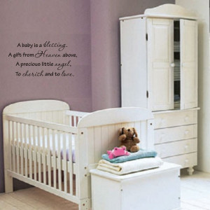 Inspirational Quotes on Wall Decals for Baby’s Nursery Room Boy or ...